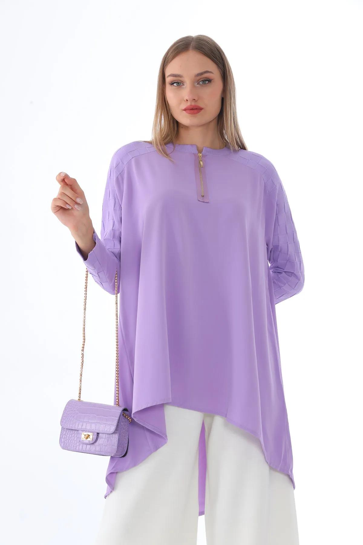Invee 6143 Tunic Lilac