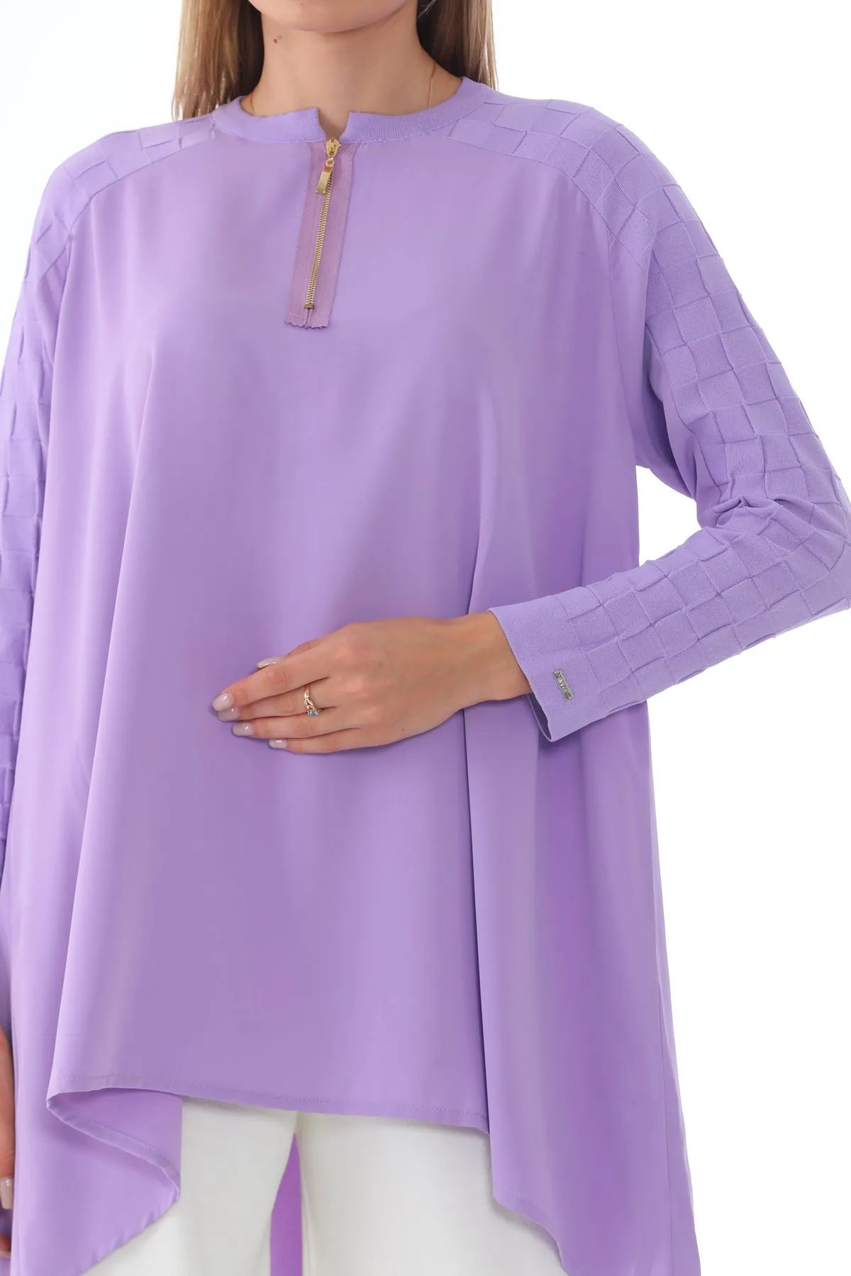 Invee 6143 Tunic Lilac