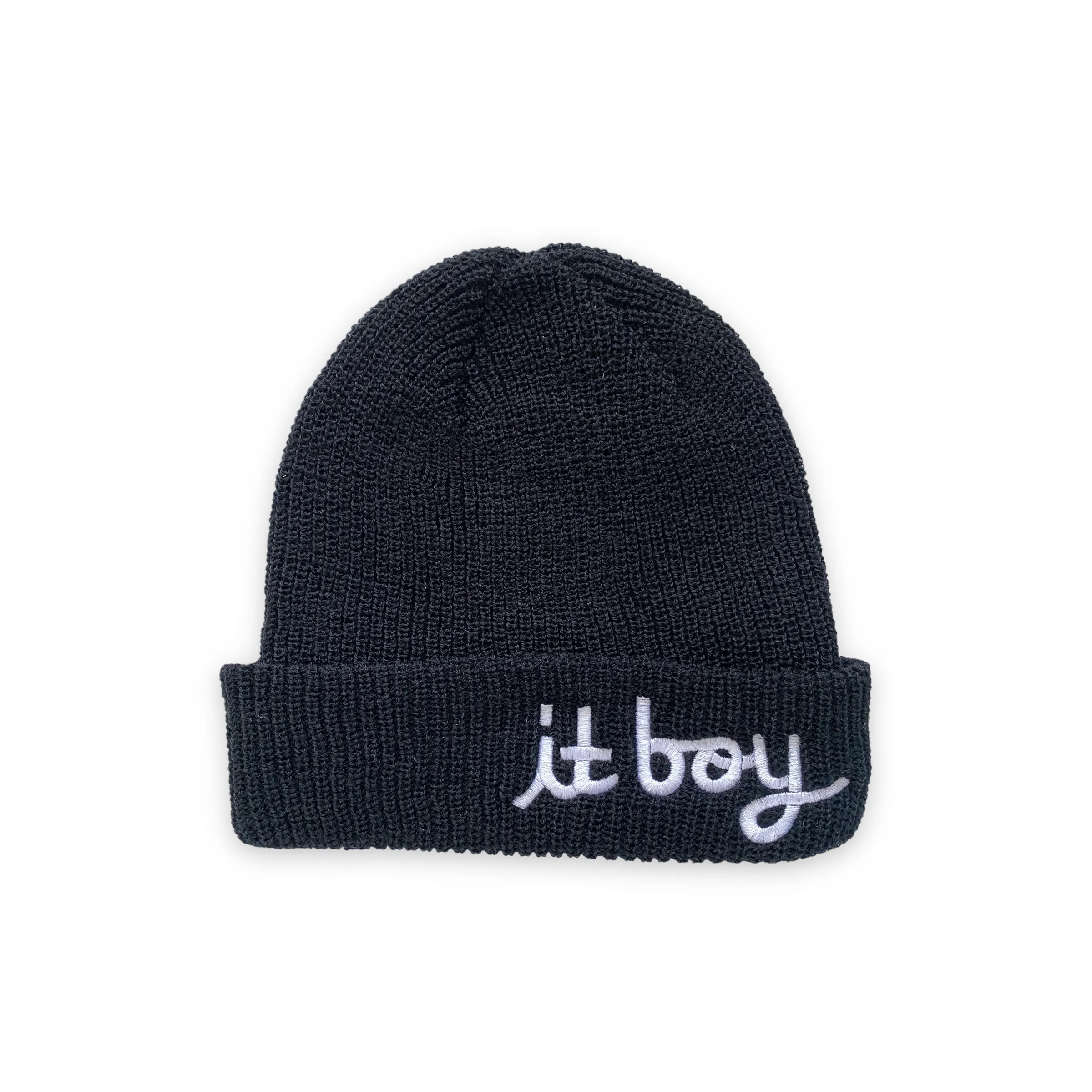 IT GIRL - IT BOY - IT THEY merino embroidered beanie