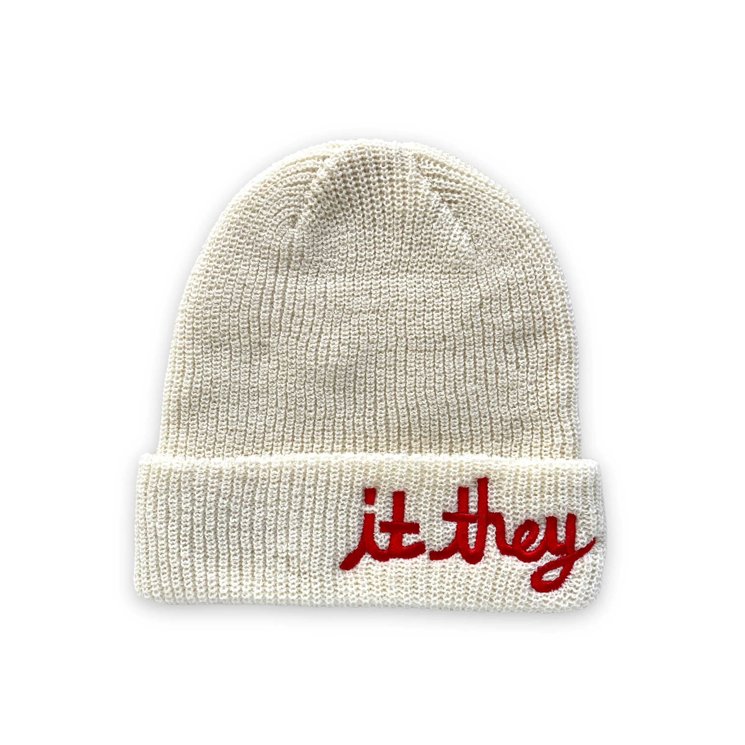 IT GIRL - IT BOY - IT THEY merino embroidered beanie