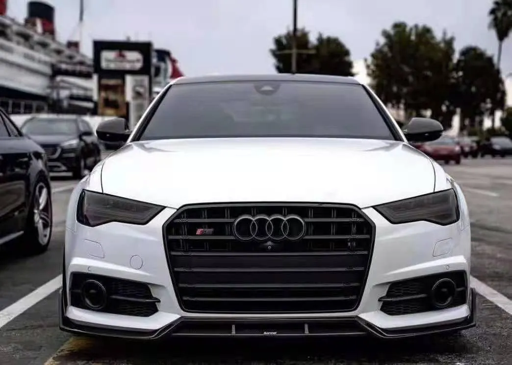 Karbel Carbon Dry Carbon Fiber Front Lip for Audi S6 & A6 S-Line & A6 Avant 2016-2018 C7.5