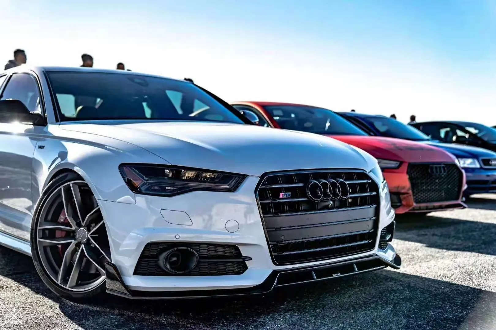 Karbel Carbon Dry Carbon Fiber Front Lip for Audi S6 & A6 S-Line & A6 Avant 2016-2018 C7.5