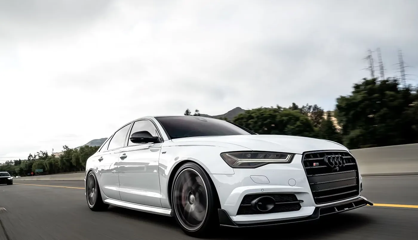 Karbel Carbon Dry Carbon Fiber Front Lip for Audi S6 & A6 S-Line & A6 Avant 2016-2018 C7.5