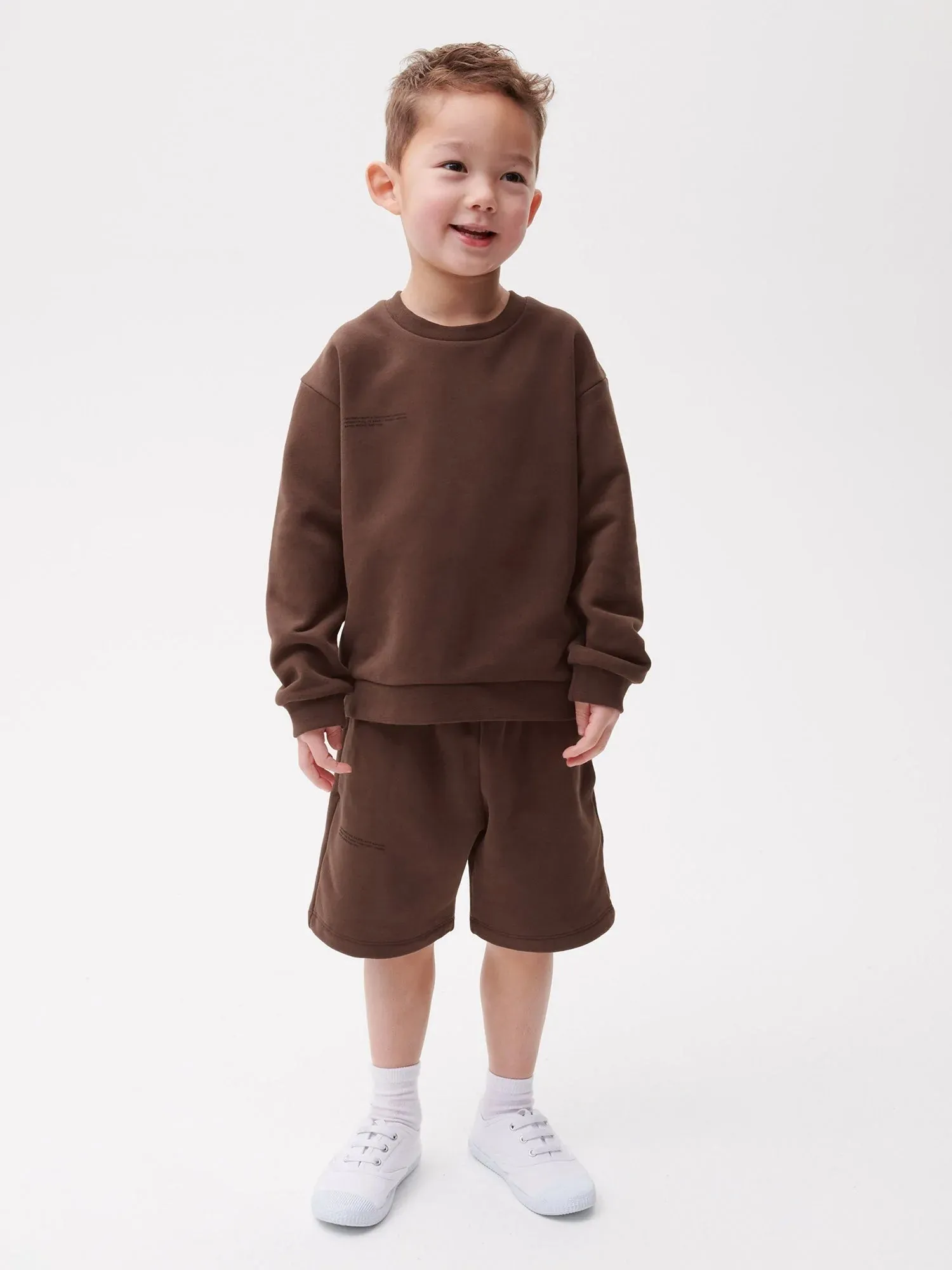 Kids' 365 Sweatshirt - Neutral Tones—chestnut brown