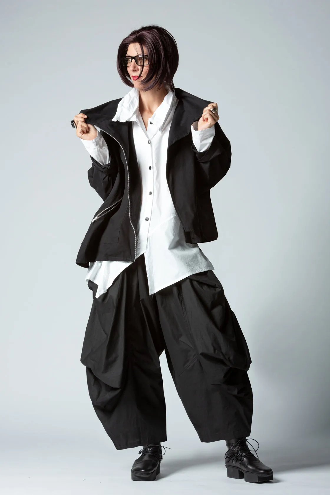 Left Bank Jacket in Black Canvas