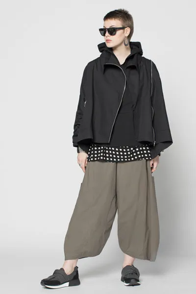 Left Bank Jacket in Black Canvas
