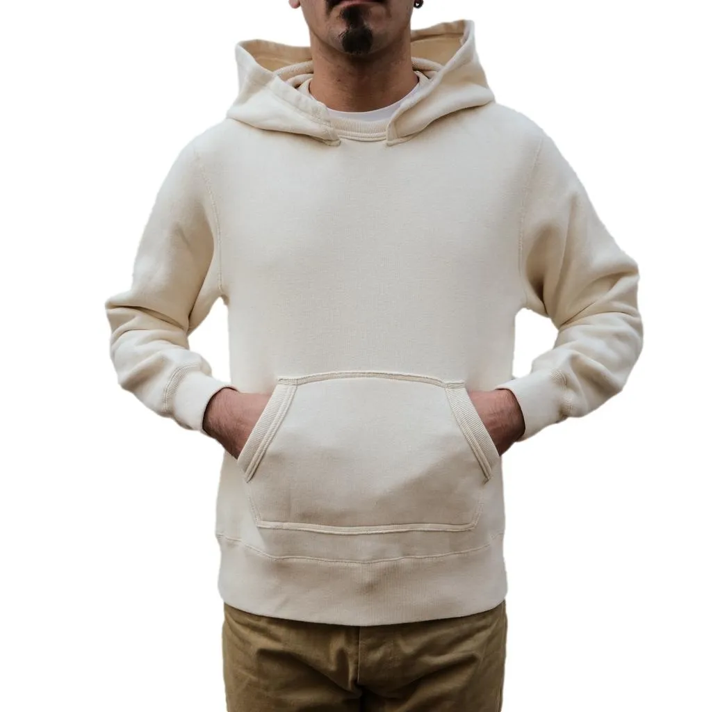 Loop & Weft Super Fluffy Knit After Hood Sweatshirt (Ivory)