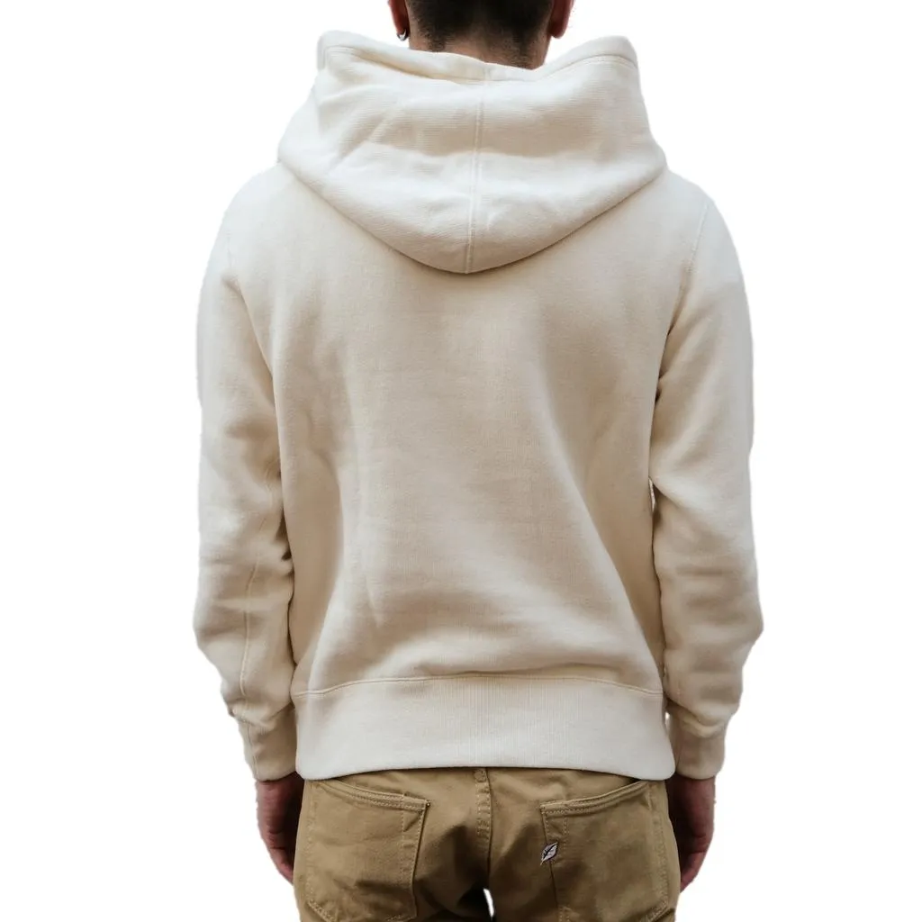 Loop & Weft Super Fluffy Knit After Hood Sweatshirt (Ivory)