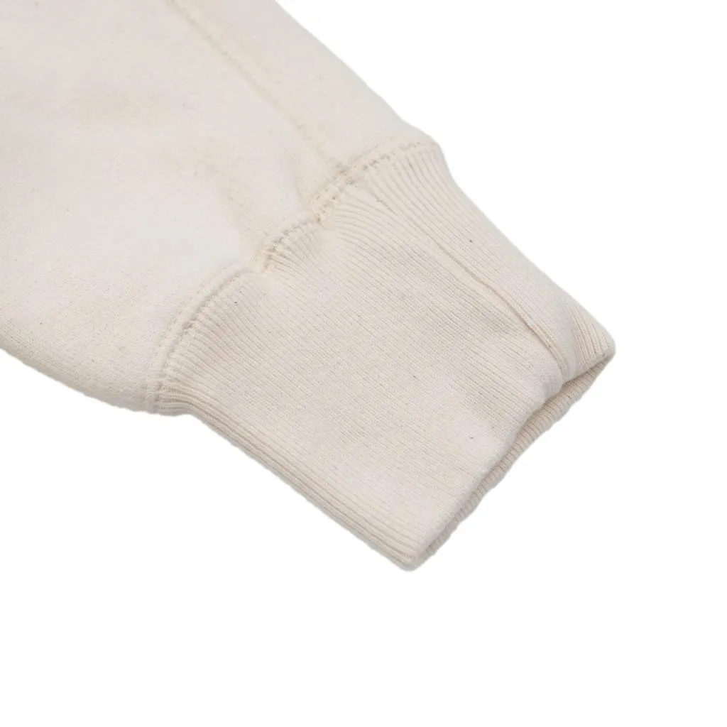Loop & Weft Super Fluffy Knit After Hood Sweatshirt (Ivory)