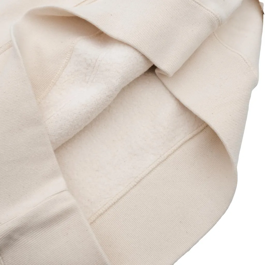 Loop & Weft Super Fluffy Knit After Hood Sweatshirt (Ivory)