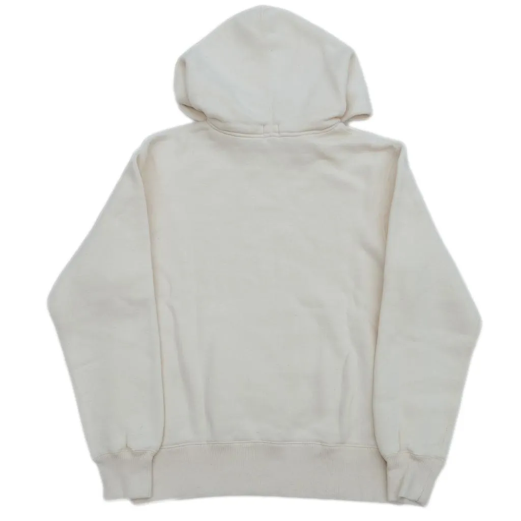 Loop & Weft Super Fluffy Knit After Hood Sweatshirt (Ivory)