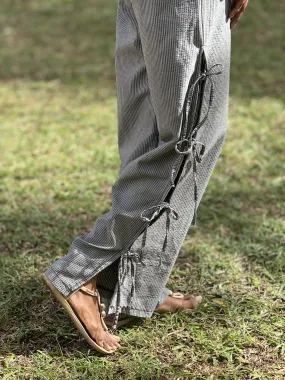 Lucie Pants - Dark Grey Stripes