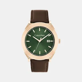 Men Analog Leather Watch 25200202