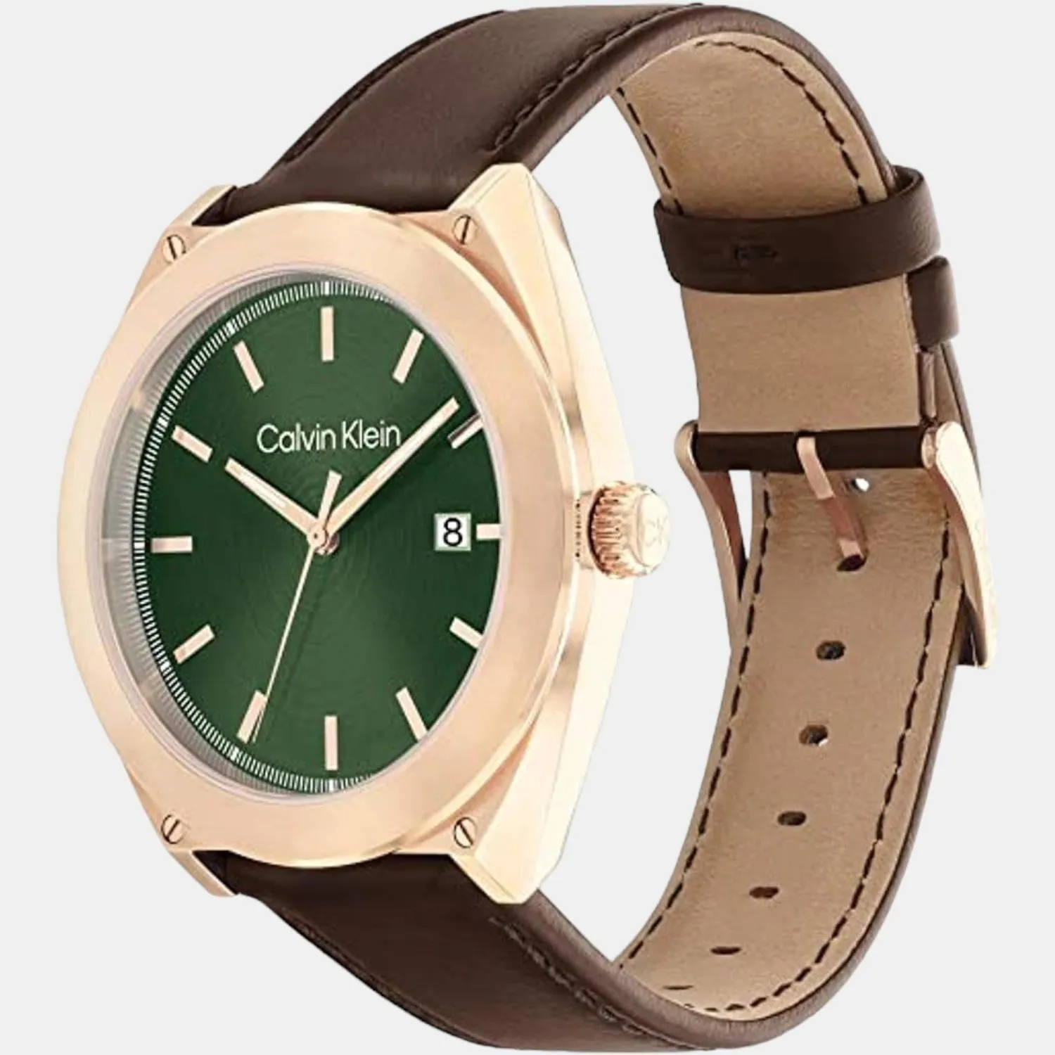 Men Analog Leather Watch 25200202