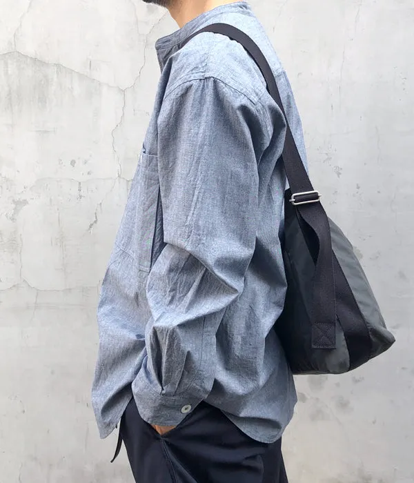 MHL./FADED COTTON SHIRTING SHIRT (INDIGO)