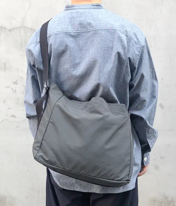 MHL./FADED COTTON SHIRTING SHIRT (INDIGO)