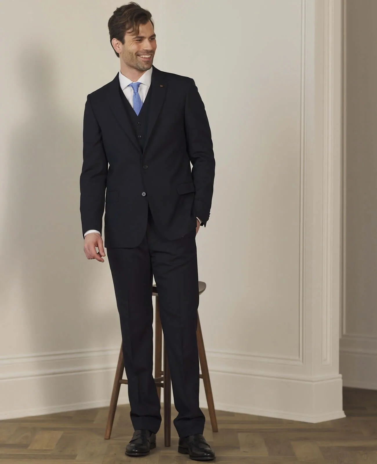 Mix & Match Plain Wool Suit Trousers