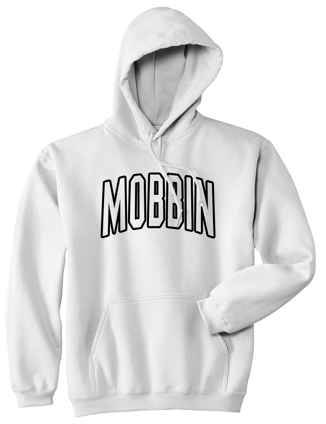 Mobbin Outline Squad Mens Pullover Hoodie