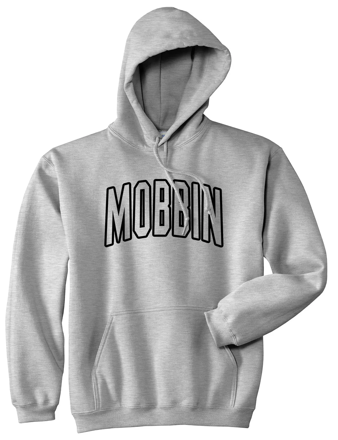 Mobbin Outline Squad Mens Pullover Hoodie