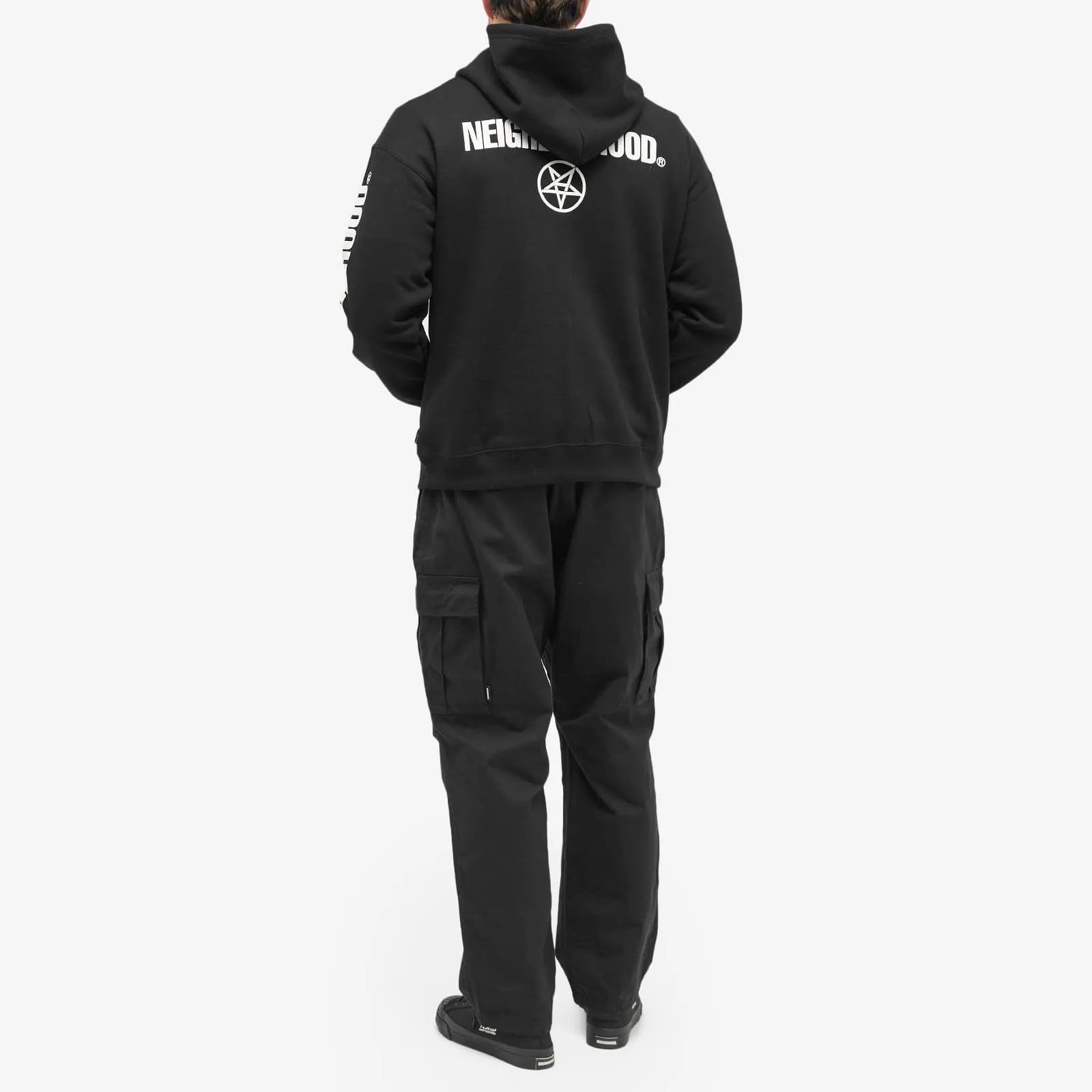 Neighborhood Anthrax Pullover Hoodie, black
