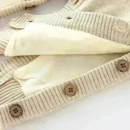 Newborn Baby Clothes Baby Crawling Clothes Thickening Out Baby Harness Christmas Baby Romper Baby Cotton Sleepwear