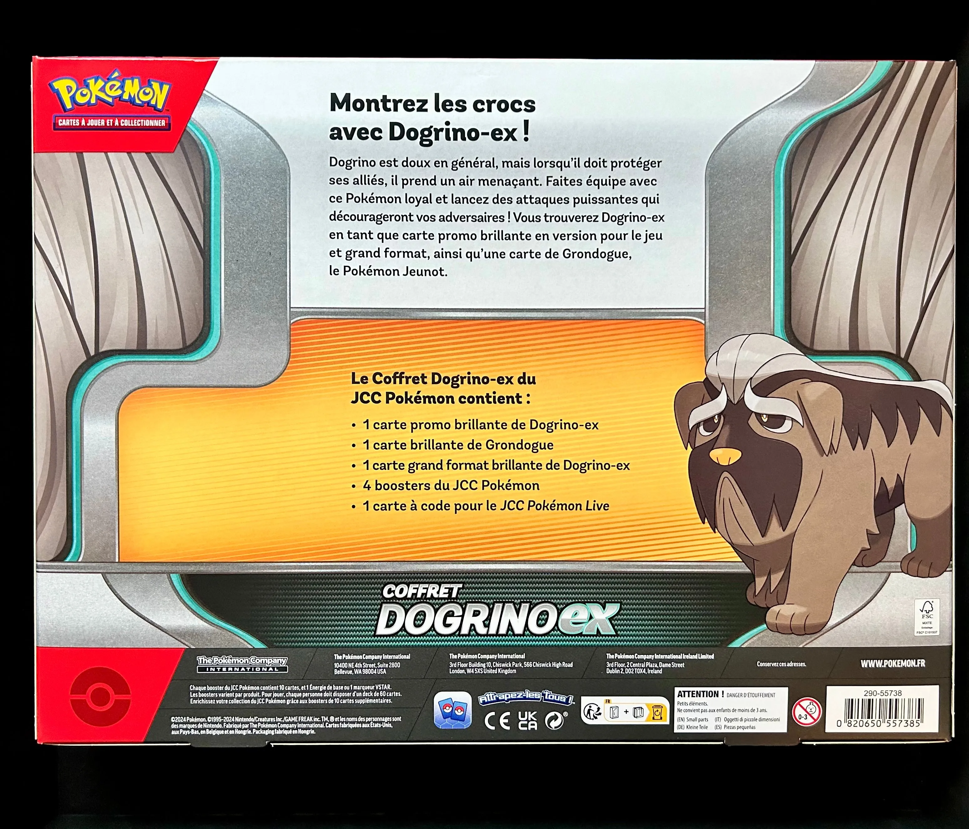 POKÉMON JCC - COFFRET DOGRINOex (4 BOOSTERS) 2024/02