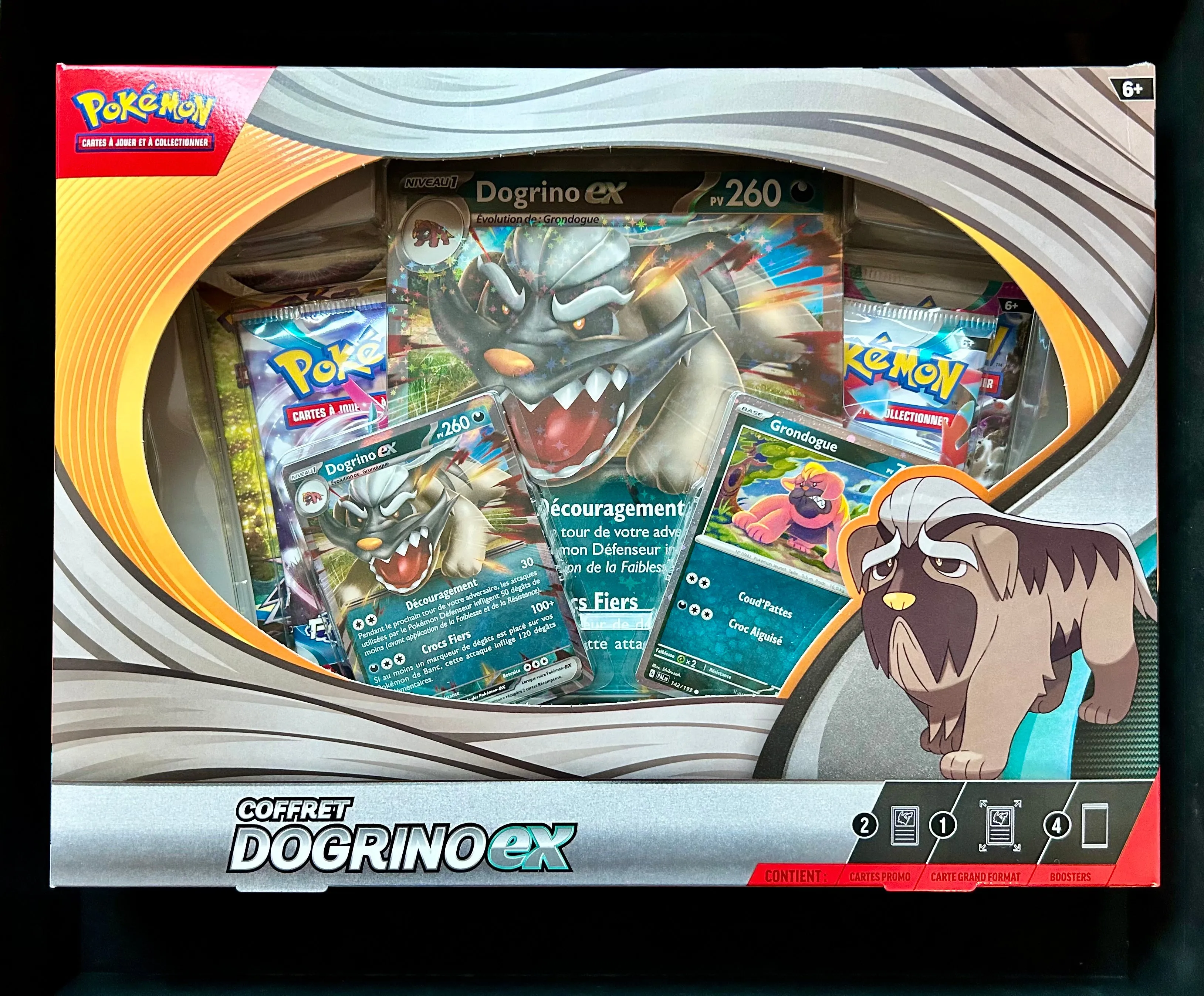 POKÉMON JCC - COFFRET DOGRINOex (4 BOOSTERS) 2024/02