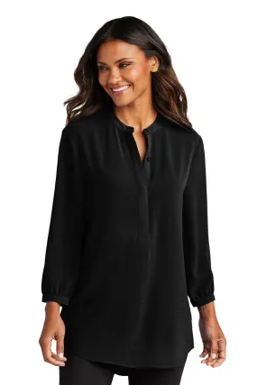 Port Authority LW713: Ladies 3/4-Sleeve Textured Crepe Tunic