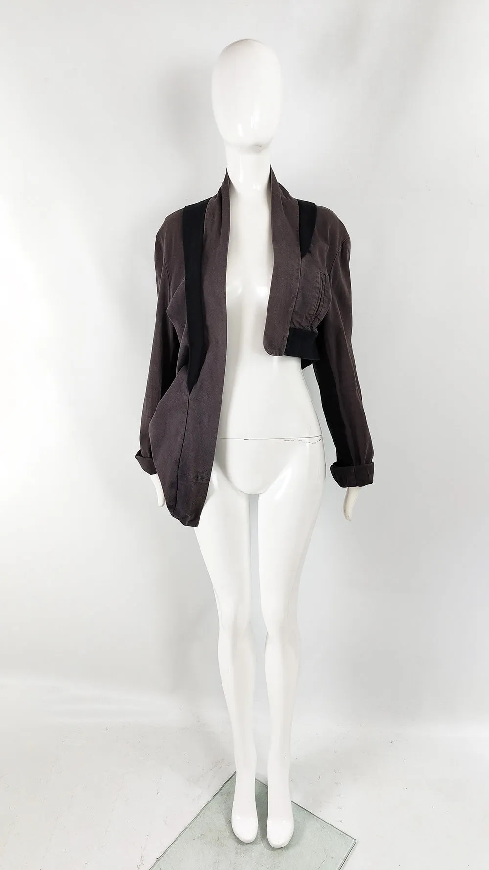 Preen Vintage Asymmetrical Avant Garde Jacket, 1990s