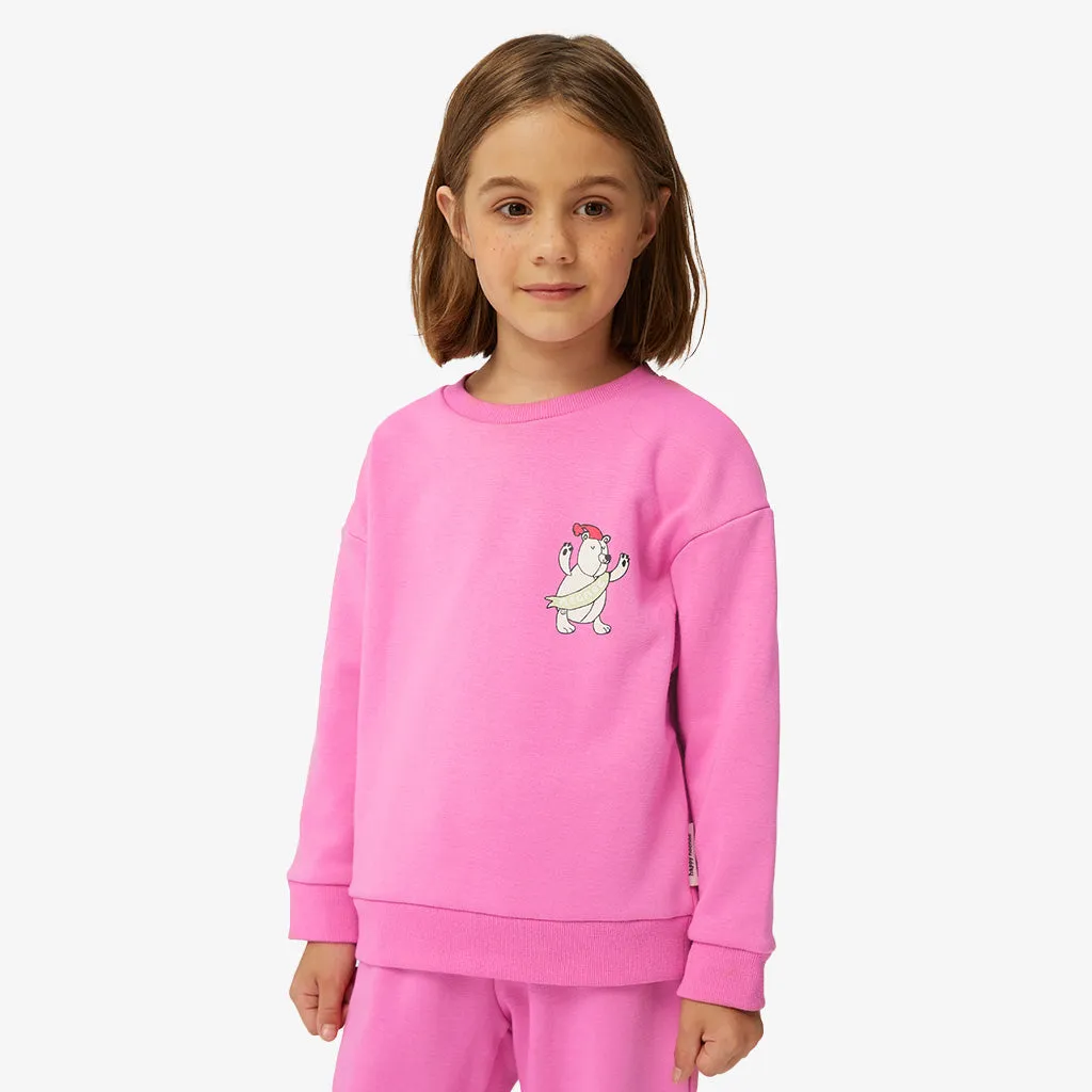 Print Round Neck Sweatshirt