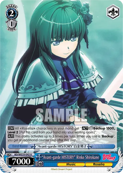 "Avant-garde HISTORY" Rinko Shirokane - BD-WE35-E42 - Uncommon (Parallel Foil)