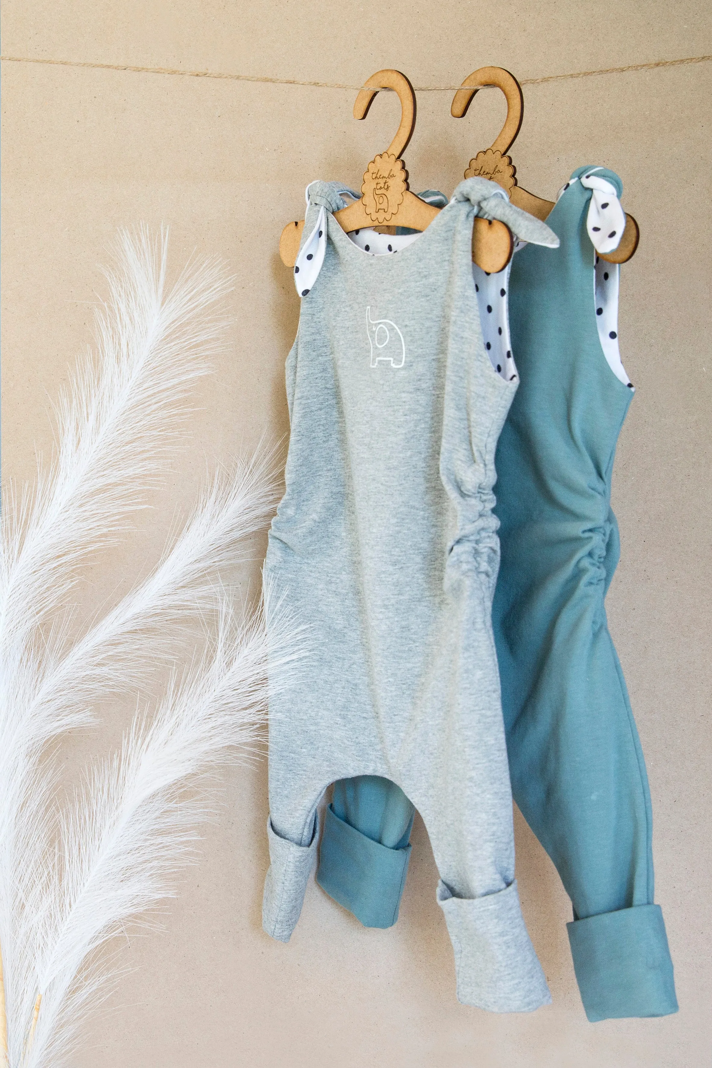 "On the grow" romper (3 sizes in 1)