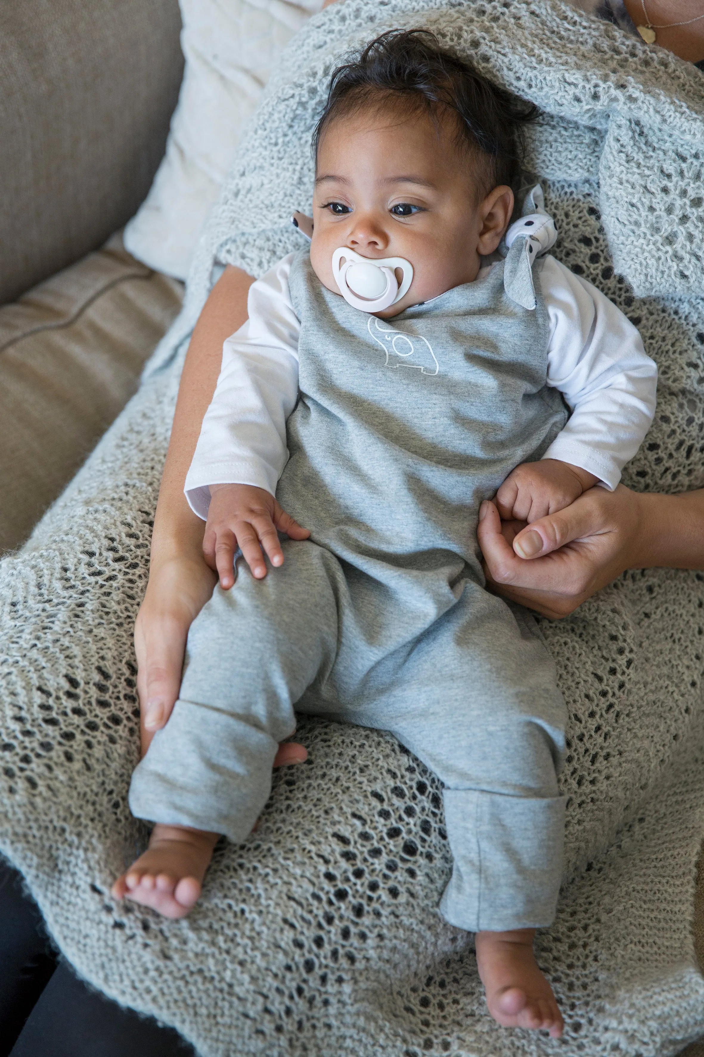 "On the grow" romper (3 sizes in 1)