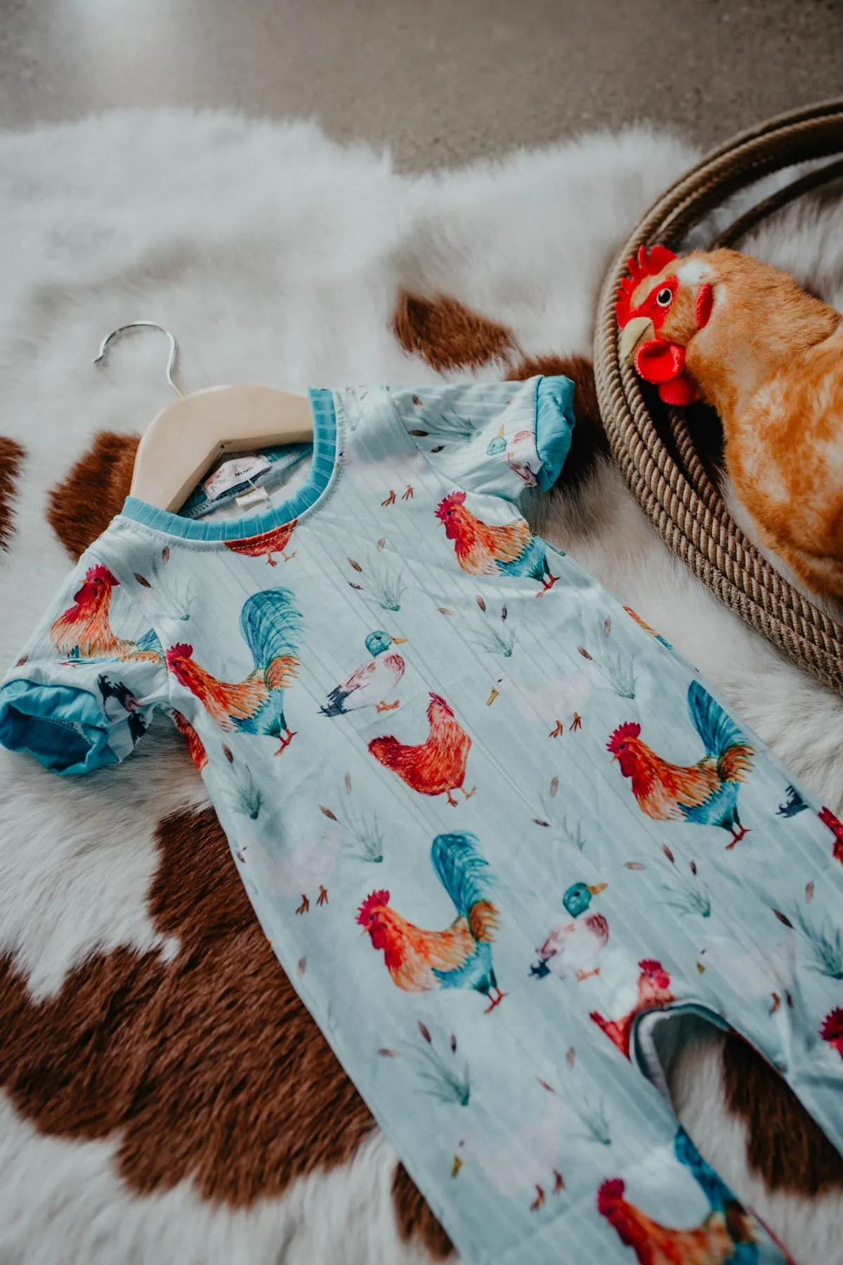 Rooster Infant Romper (0-6M to 12-18M)