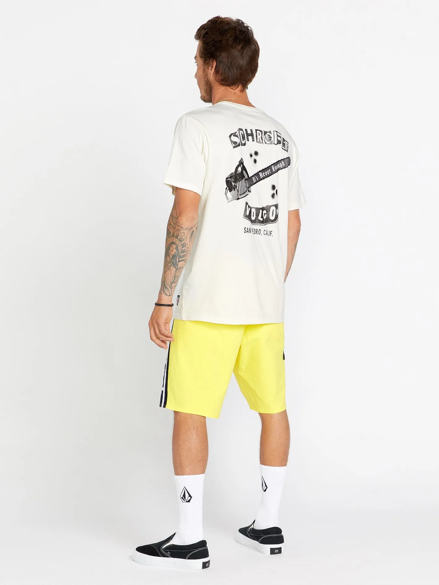 Schroff X Volcom Liberators Trunks - Blazing Yellow