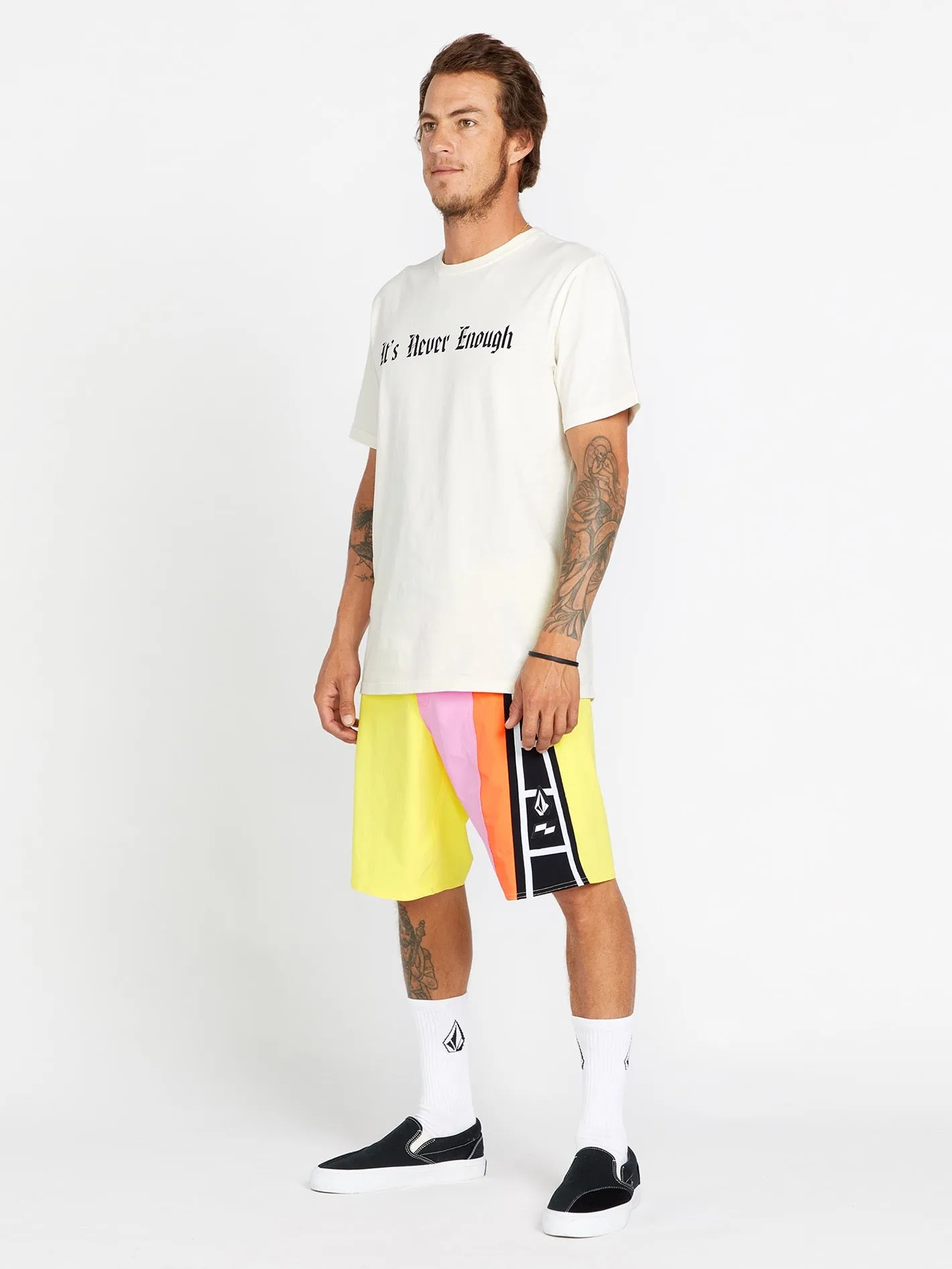 Schroff X Volcom Liberators Trunks - Blazing Yellow