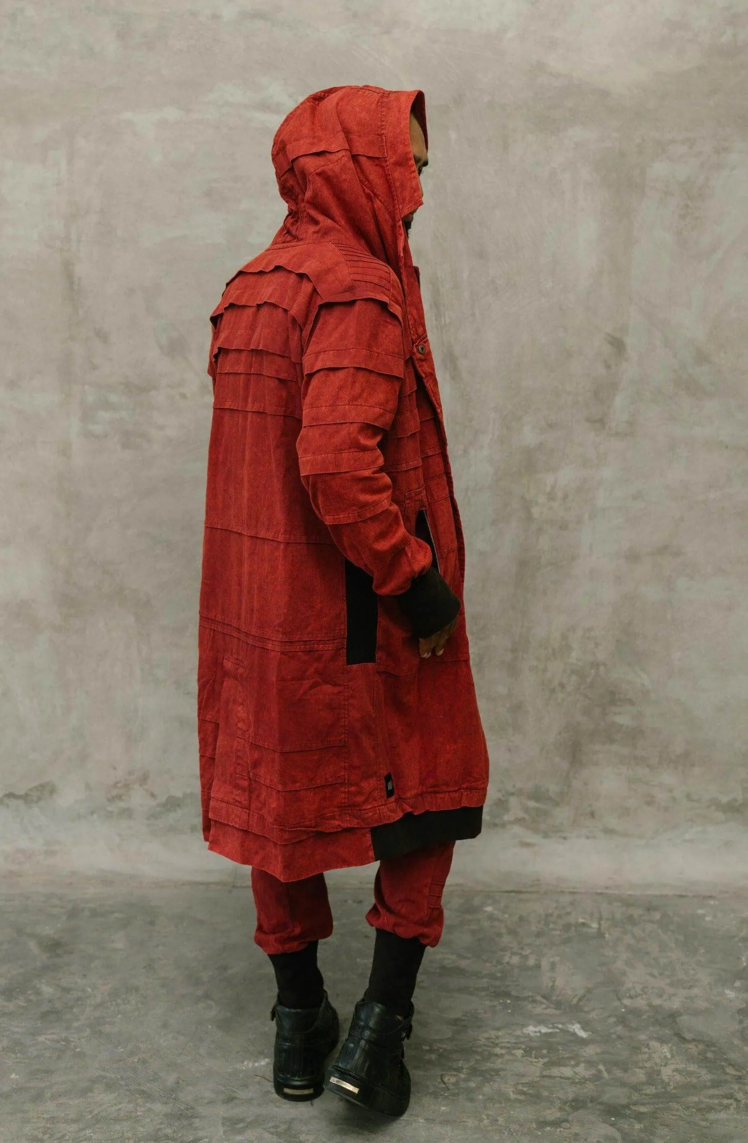 SISU Jacket - Long Hooded Ninja Assassin Zipper Jacket