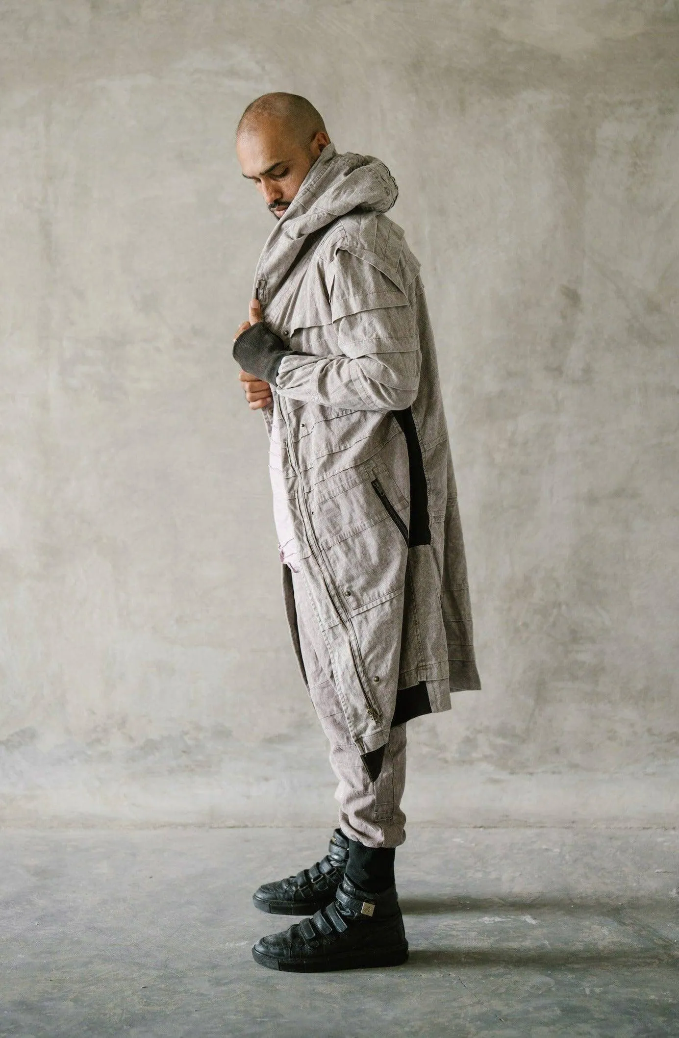 SISU Jacket - Long Hooded Ninja Assassin Zipper Jacket