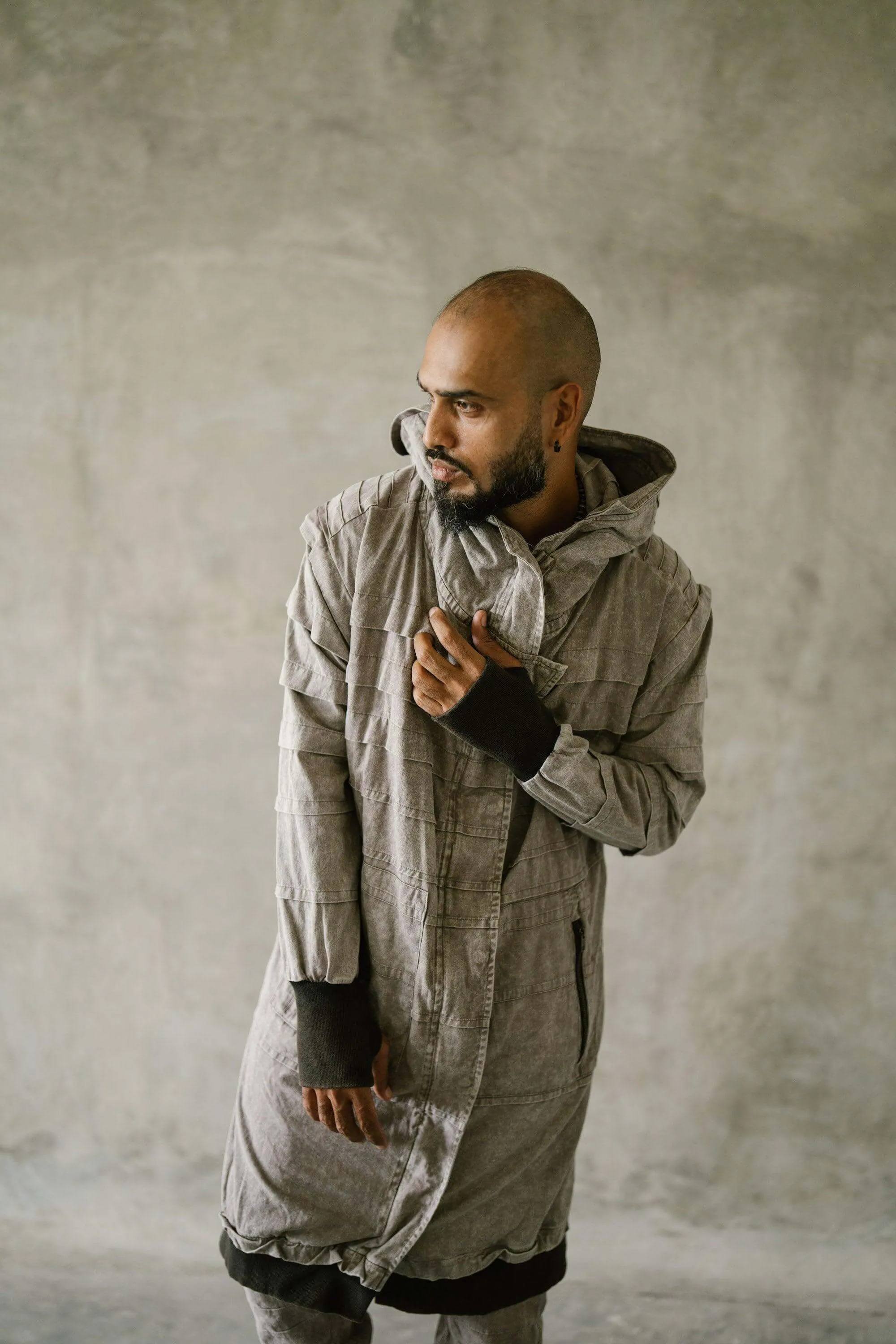 SISU Jacket - Long Hooded Ninja Assassin Zipper Jacket