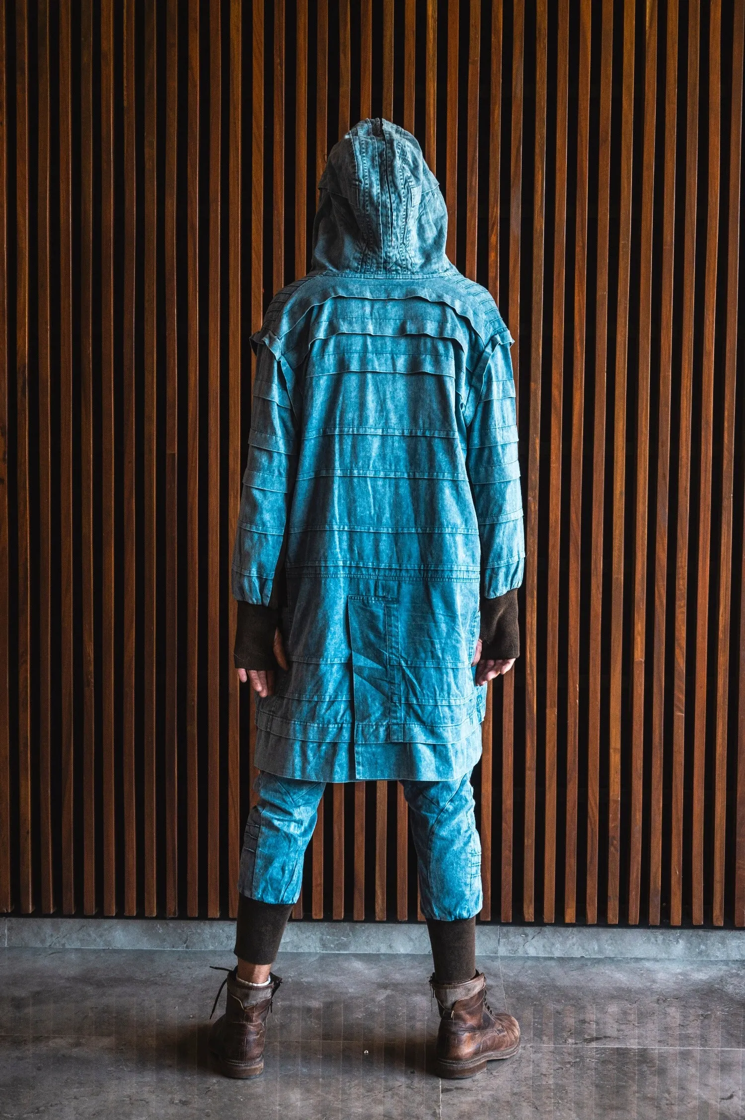 SISU Jacket - Long Hooded Ninja Assassin Zipper Jacket