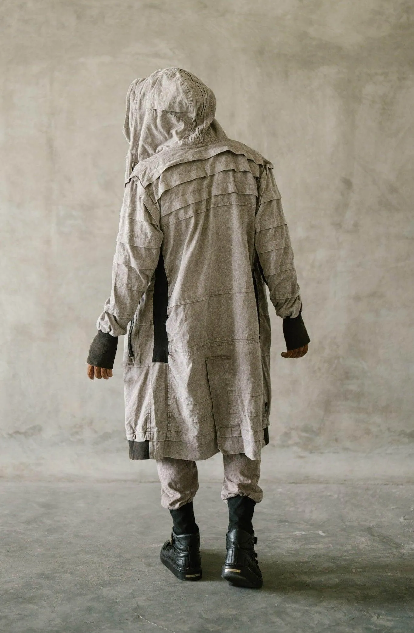 SISU Jacket - Long Hooded Ninja Assassin Zipper Jacket