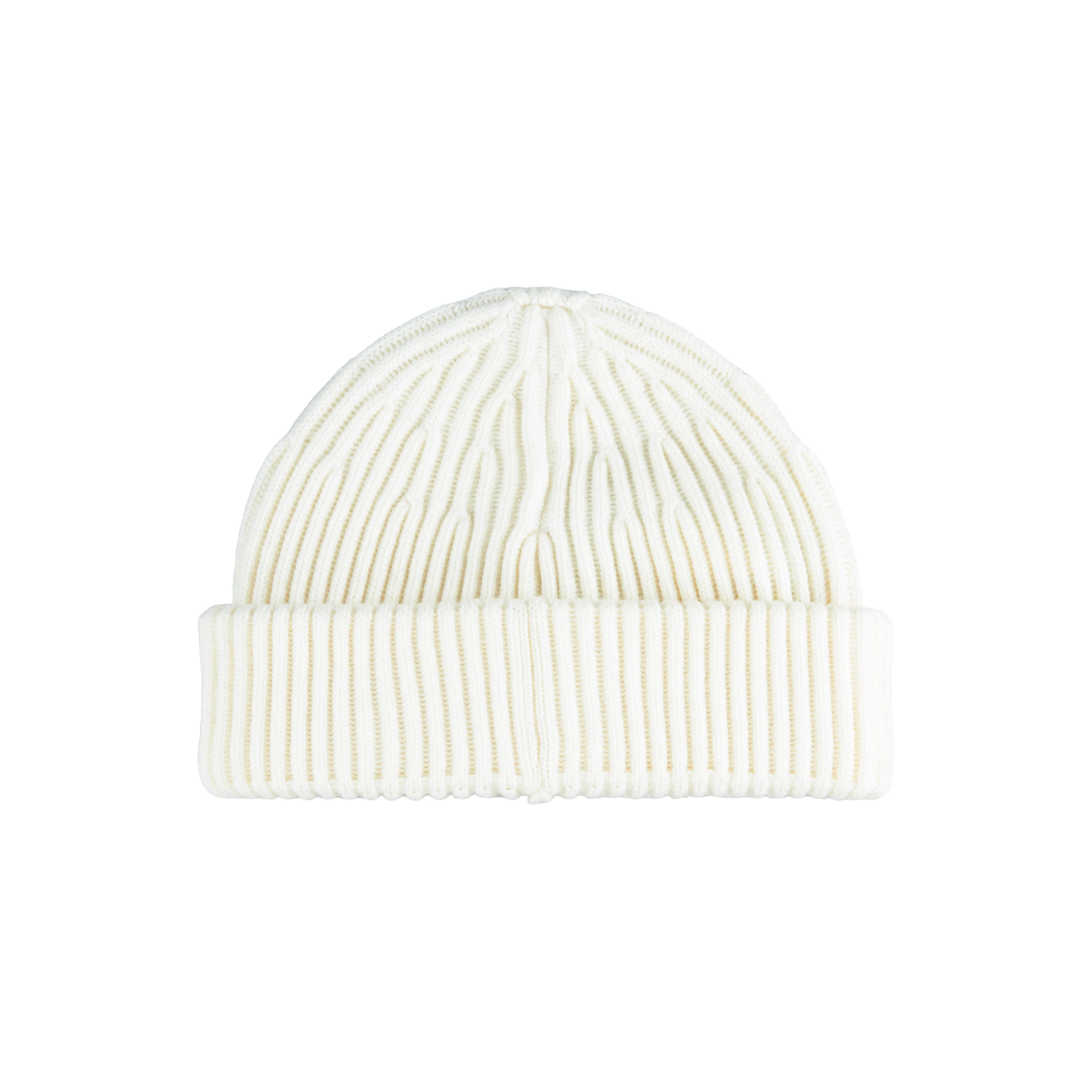 Stone Island Rib Knit Beanie I Natural