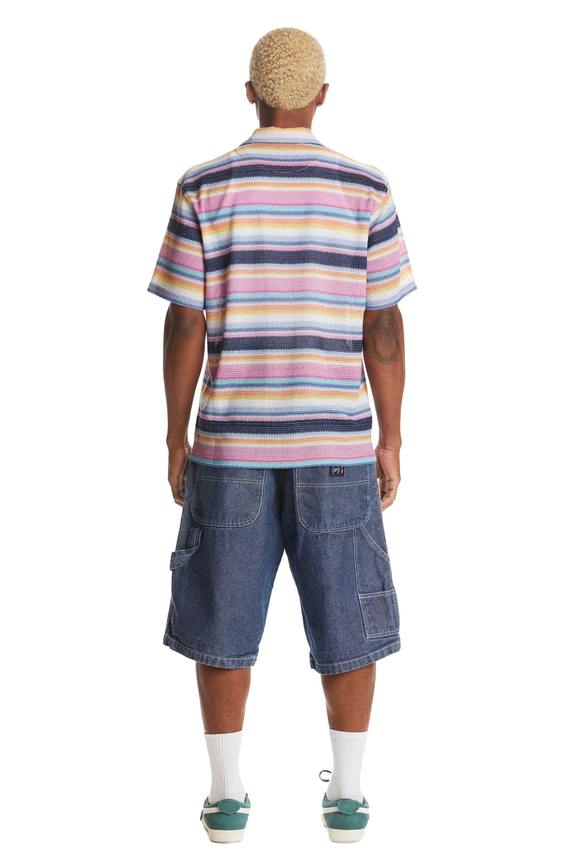 Sunset Stripe Knit Shirt