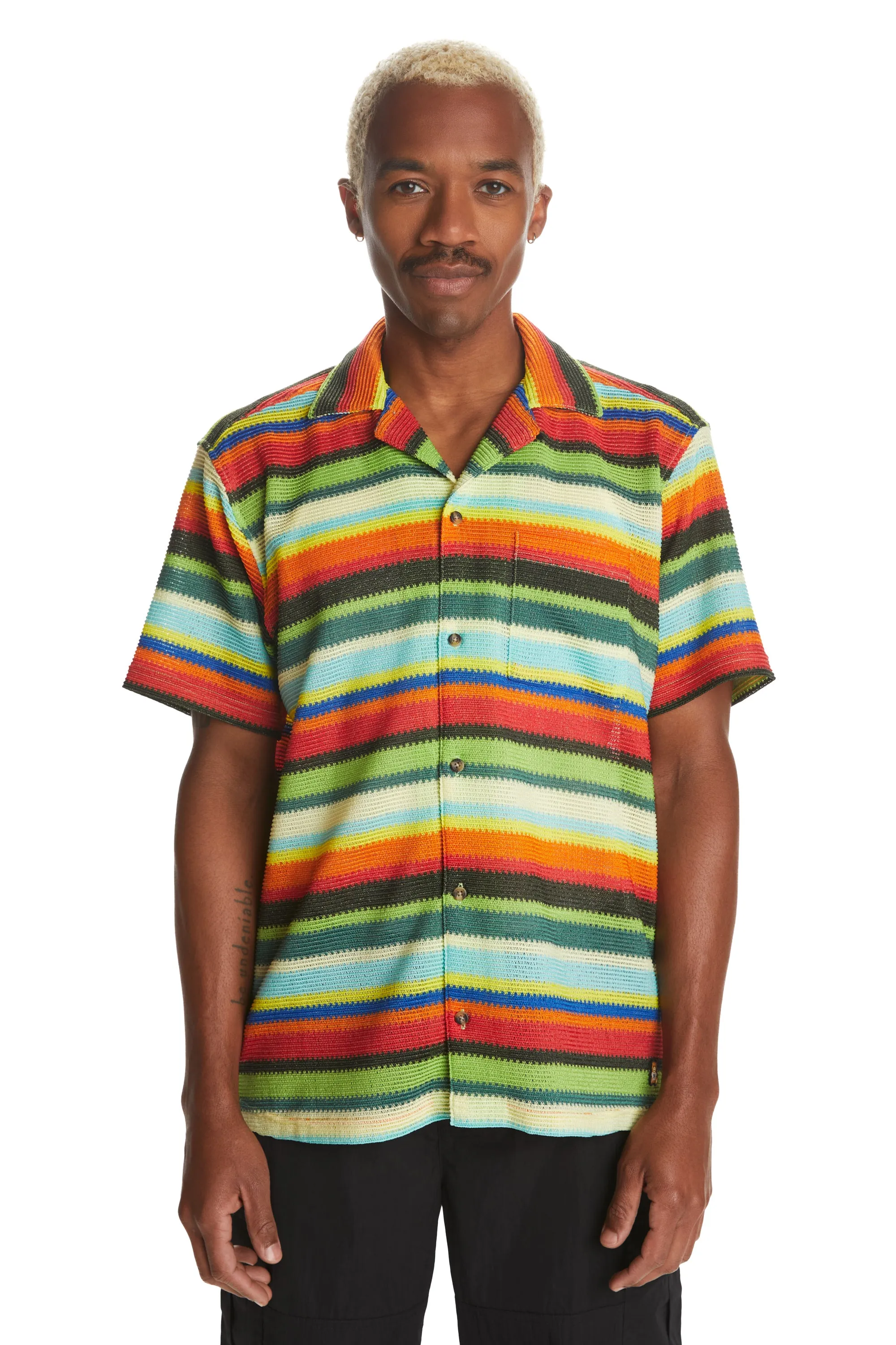 Sunset Stripe Knit Shirt