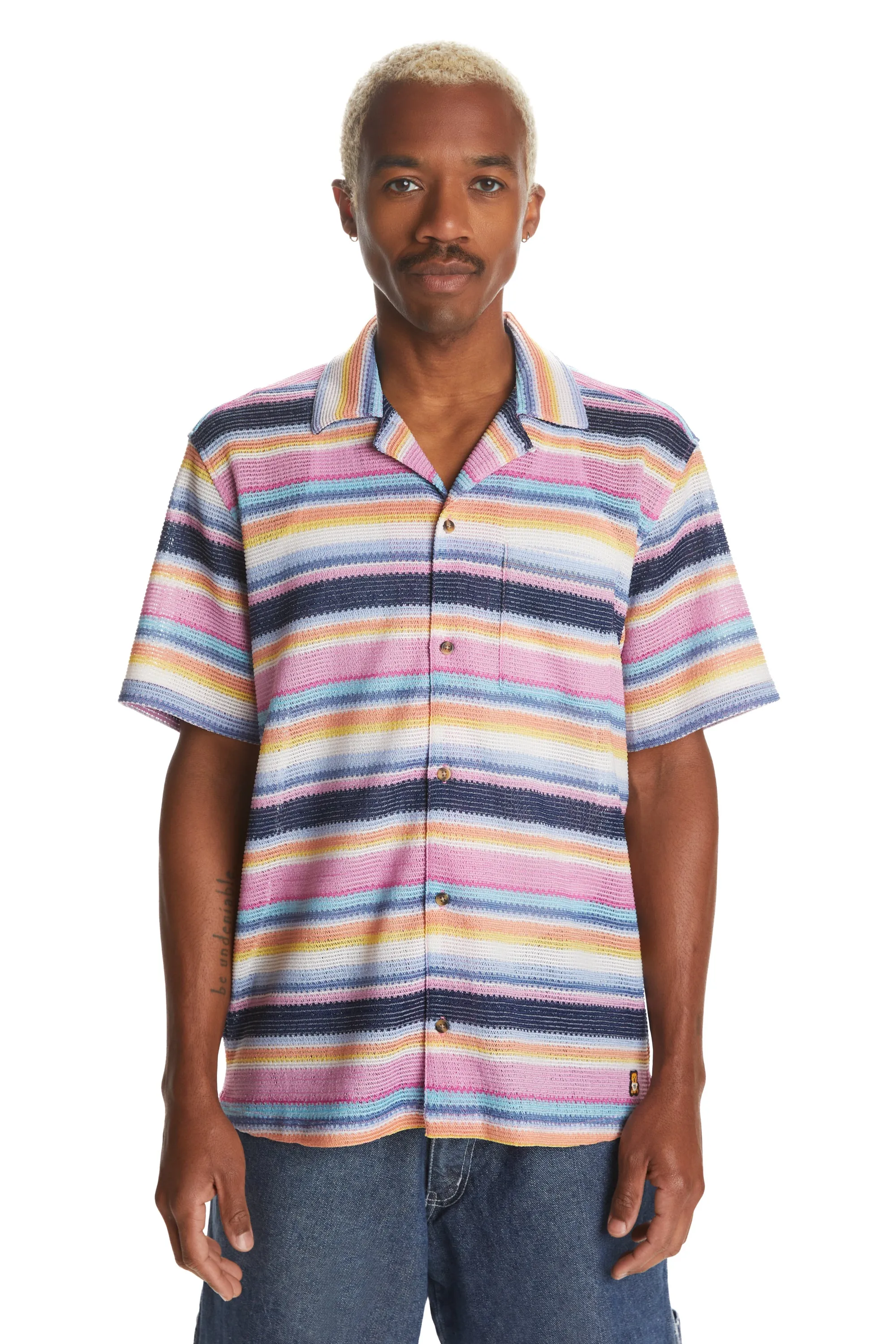 Sunset Stripe Knit Shirt