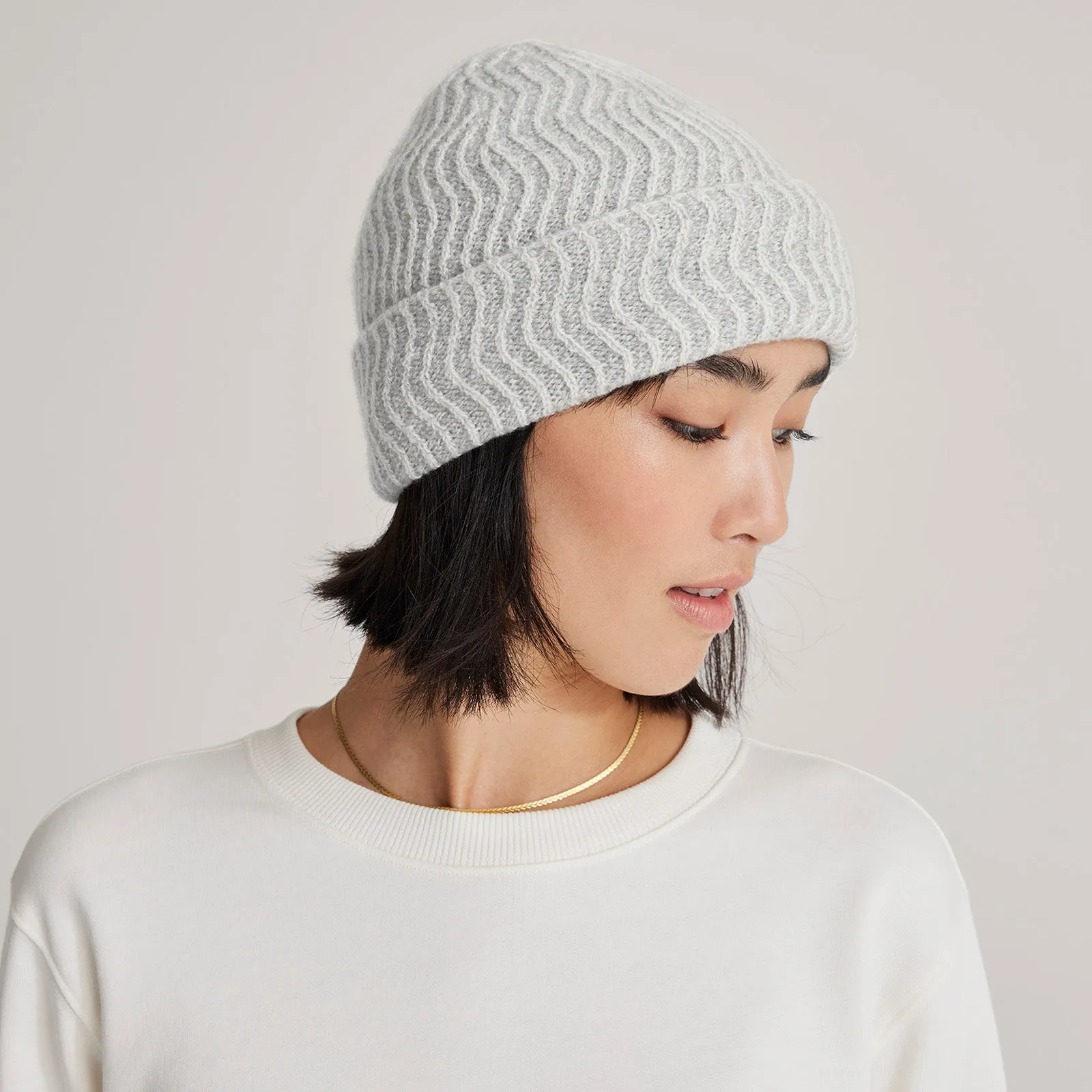 The Beanie - Natural White
