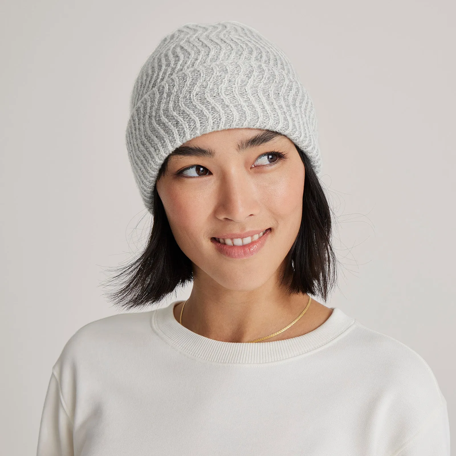 The Beanie - Natural White