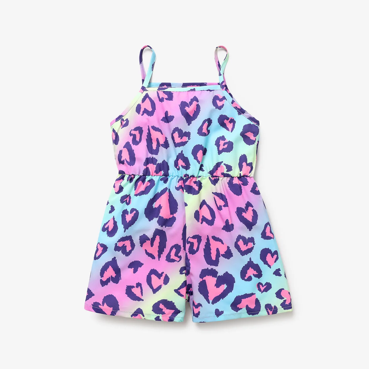 Toddler Girl Allover Leopard Print Slip Romper