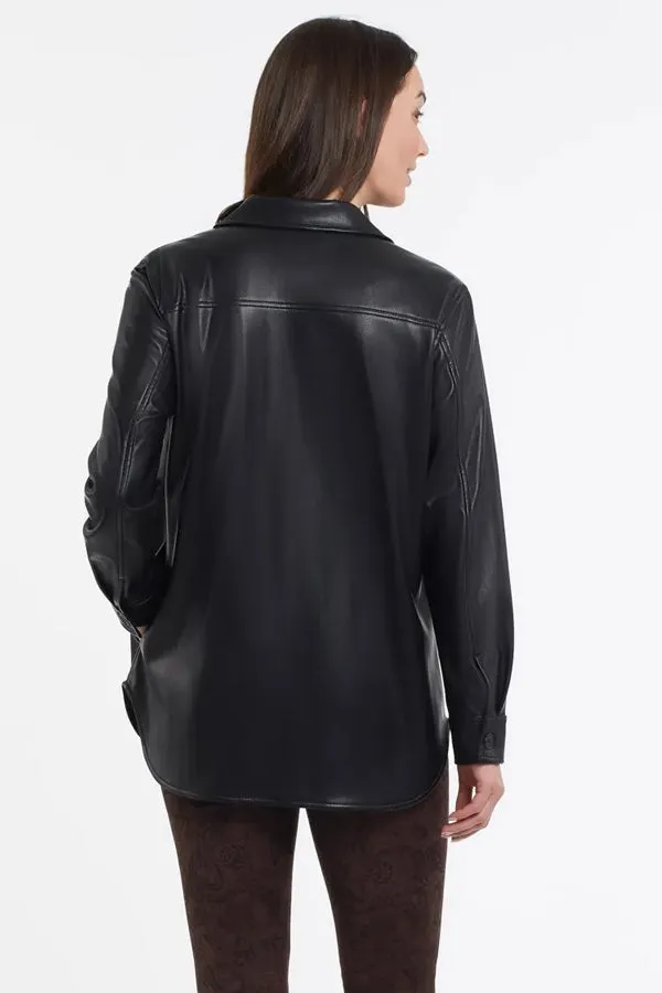 Tribal Soft Vegan Leather Shacket