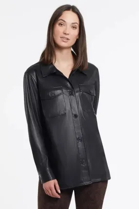 Tribal Soft Vegan Leather Shacket